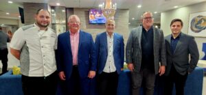 Management team, L-R, Chef Phillip Trout, Lee Kellar, Lewis Sherman, Mark DeIntinis and David Rosenblit