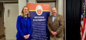 Maryland Comptroller Booke Lierman and the SACC President CEO Bill Chambers