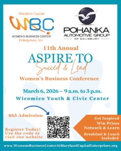 Flyer for the annual Women's Business Conference.