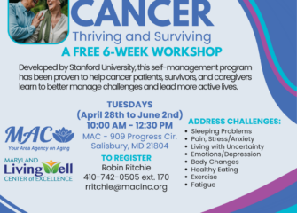 MAC to Host Free “Cancer: Thriving and Surviving” Workshop Beginning April 28