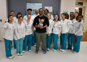 Chad Sutton, RT(R)(ARRT), honored with Golden Apple Award