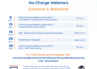 MCE Women’s Business Center Announces May 2026 No-Charge Business Training Webinars
