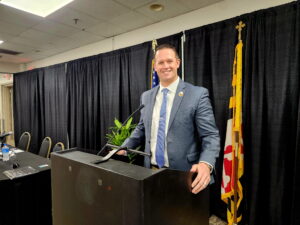 Moderator Zach Evans