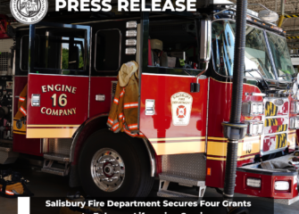 Salisbury Fire Department Secures Four Grants to Enhance Lifesaving Services