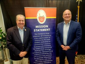 The SACC President CEO Bill Chambers and Jonathan Daniels, Executive Director of the Maryland Port Administration