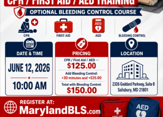 USTASC CPR/AED & First Aid Training /w Bleeding Control — Learn Skills That Can Save a Life
