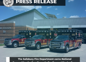 The Salisbury Fire Department earns National Recognition for Excellence in Cardiac and Stroke Care