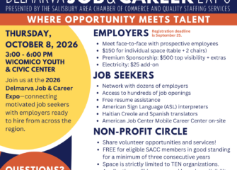 Businesses Invited to Recruit Top Talent at the 2026 Delmarva Job & Career Expo
