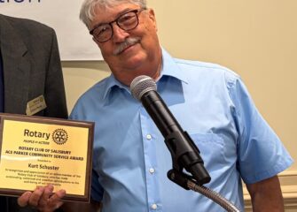 Rotary Club of Salisbury Presents Community Service Award