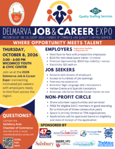 2026 Delmarva Job & Career Expo Flyer ENGLISH 2