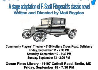 The Community Players of Salisbury will present the play The Great Gatsby