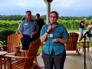 Journey Wilson of Visiting Angels of the Eastern Shore, Gold Sponsor (Medium)