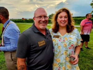 Layton's Chance Vineyard and Winery owners William and Jennifer Layton (Medium)