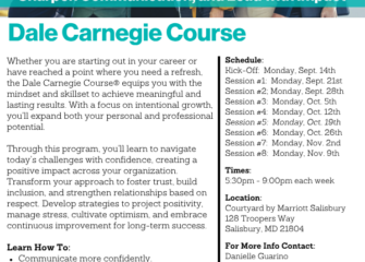 Back by Popular Demand: Dale Carnegie Course® Coming to Salisbury