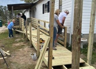 Rotary Club of Salisbury Wheelchair Ramp Build