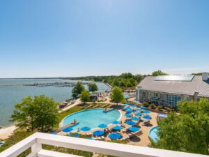 Balcony Pool Views - Hyatt Regency Chesapeake Bay Balcony Pool Views - Hyatt Regency Chesapeake Bay