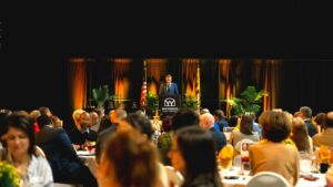 Hunter Landon welcomes guests to the 2026 SACC and Tourism Awards Luncheon (1)