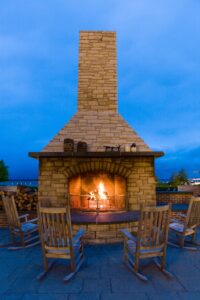 Outdoor Fireplace at Hyatt Regency Chesapeake Bay Outdoor Fireplace at Hyatt Regency Chesapeake Bay