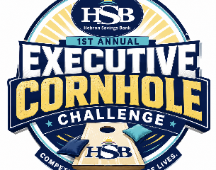 Local Business Leaders Come Together for Hebron Savings Bank’s First Executive Cornhole Challenge