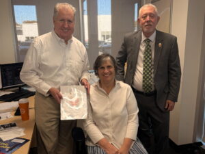 SACC President CEO Bill Chambers, Past Board Chair Karri Todd, and Past SACC Board President and 2026 Hall of Fame Award Winner Tony Nichols. (1)