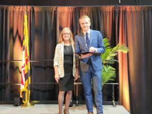The Medium Business of the Year Award was sponsored by JoJo's Family Restaurant. The winner was USTASC (not pictured) (1)