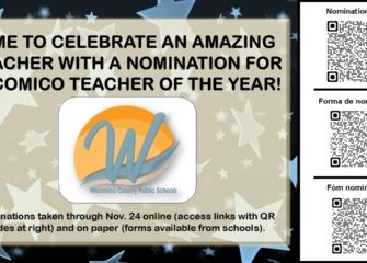 It’s Time to Nominate a Great Educator to Be the Next Wicomico Teacher of the Year!